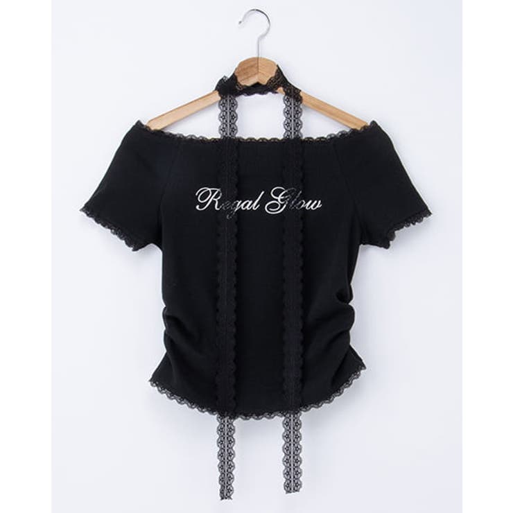 クロ | レースチョーカー付リブトップス | INGNI 