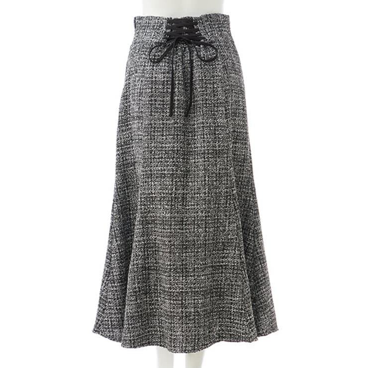 BackレースUPツイードマーメイドSK | INGNI  | 詳細画像4 