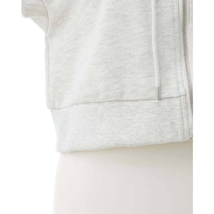 貼付カレッジZIPショートパーカー[品番：INGW0010499]｜INGNI