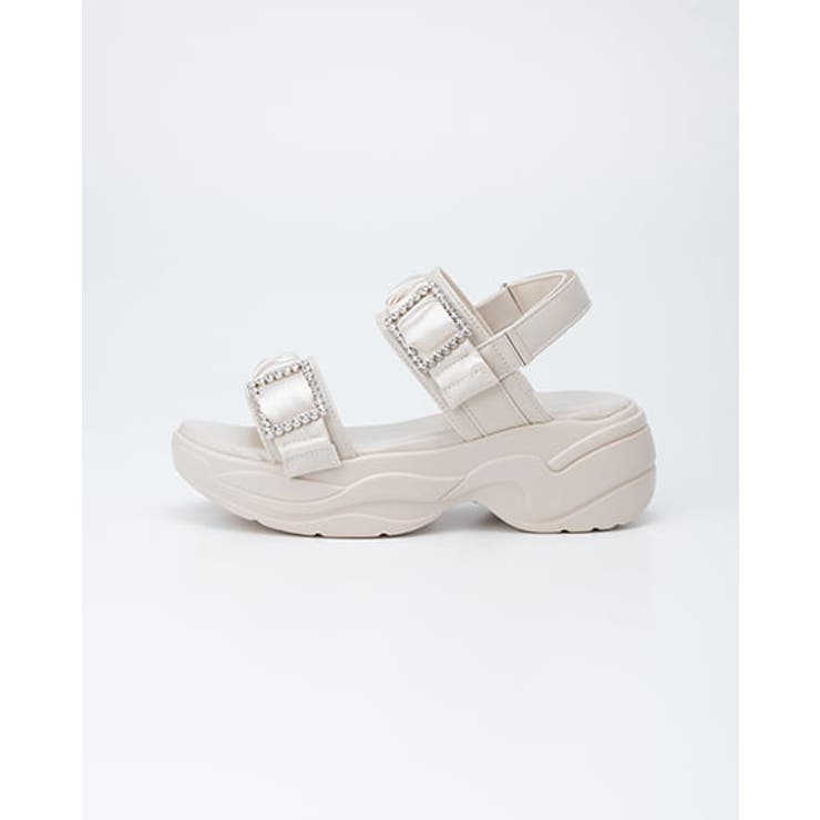 厚底ビジューバックルサンダル | INGNI  | 詳細画像3 