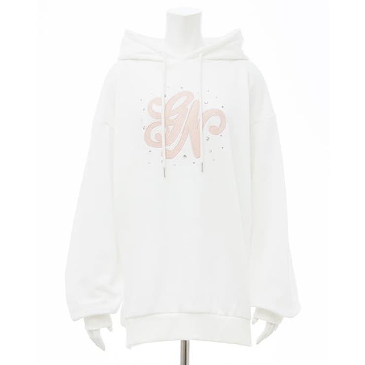 キルティングロゴ裏毛パーカー | INGNI  | 詳細画像2 