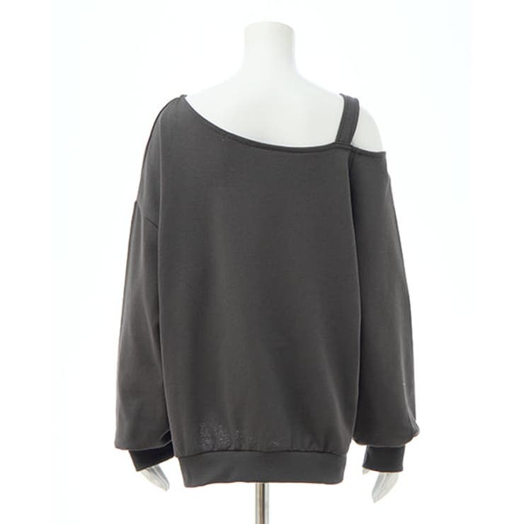 肩ベルト付ナンバリング裏毛TOPs | INGNI  | 詳細画像4 