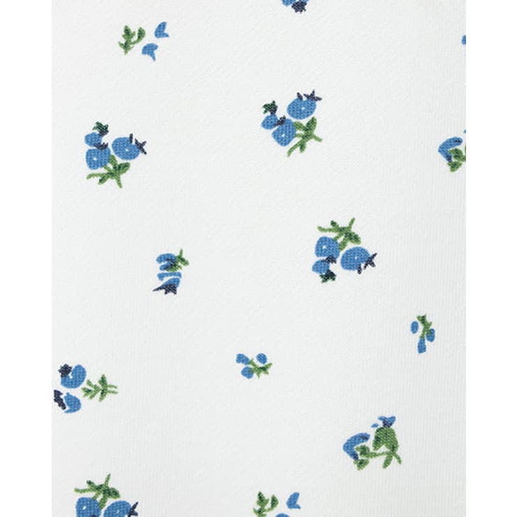 花柄胸ロゴ裏毛ZIPパーカー | INGNI  | 詳細画像5 