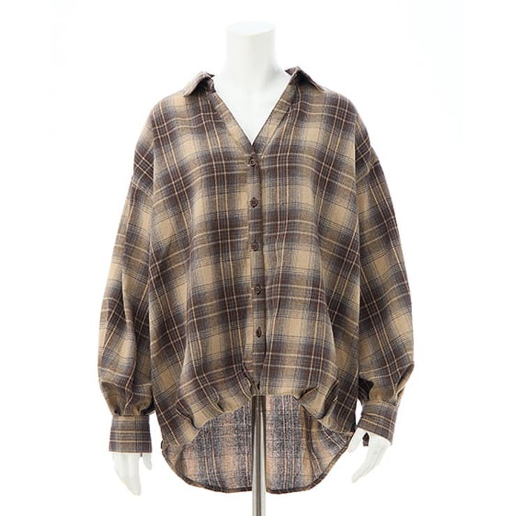 BackレースUPチェック柄裾タックSH | INGNI  | 詳細画像7 