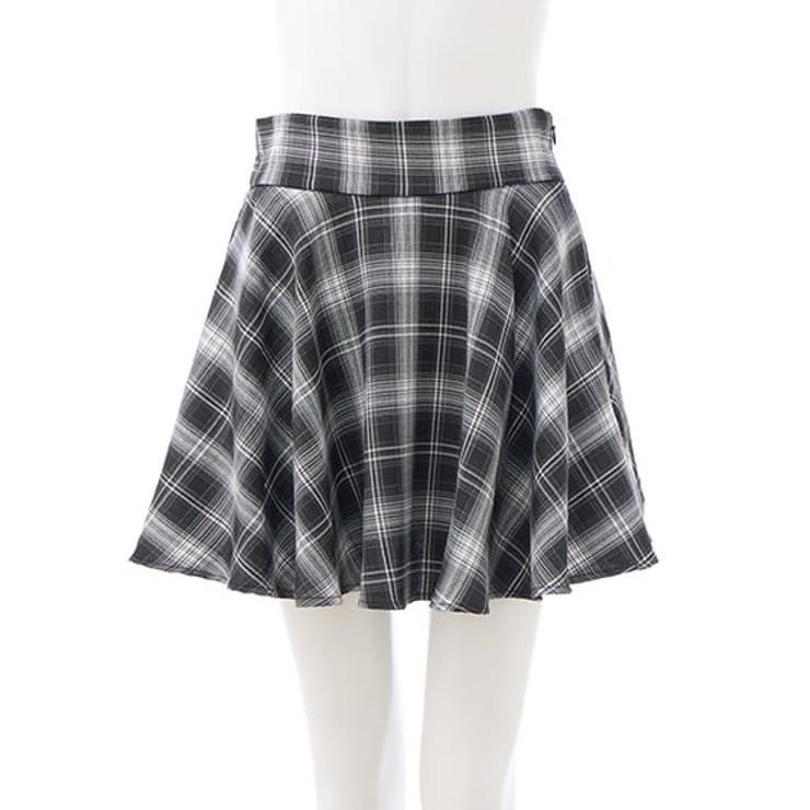 Backリボンチェック柄フレアスカパン | INGNI  | 詳細画像2 