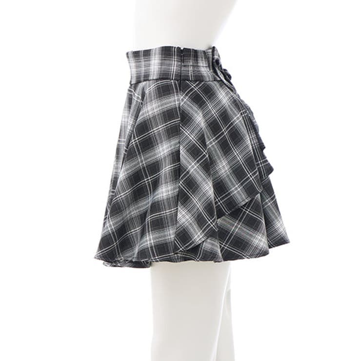 Backリボンチェック柄フレアスカパン | INGNI  | 詳細画像3 