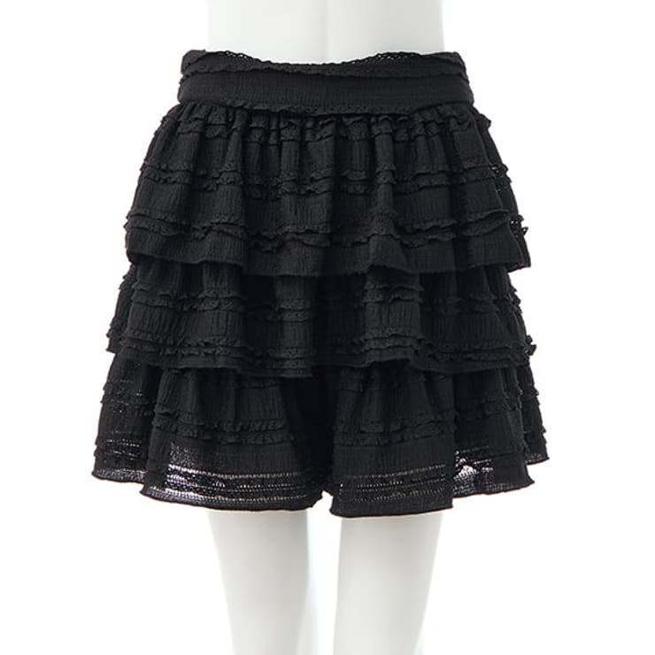 クロ | レースフリルショートPT | INGNI 