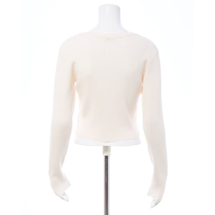 12Gメタルプリントリブニット | INGNI  | 詳細画像4 