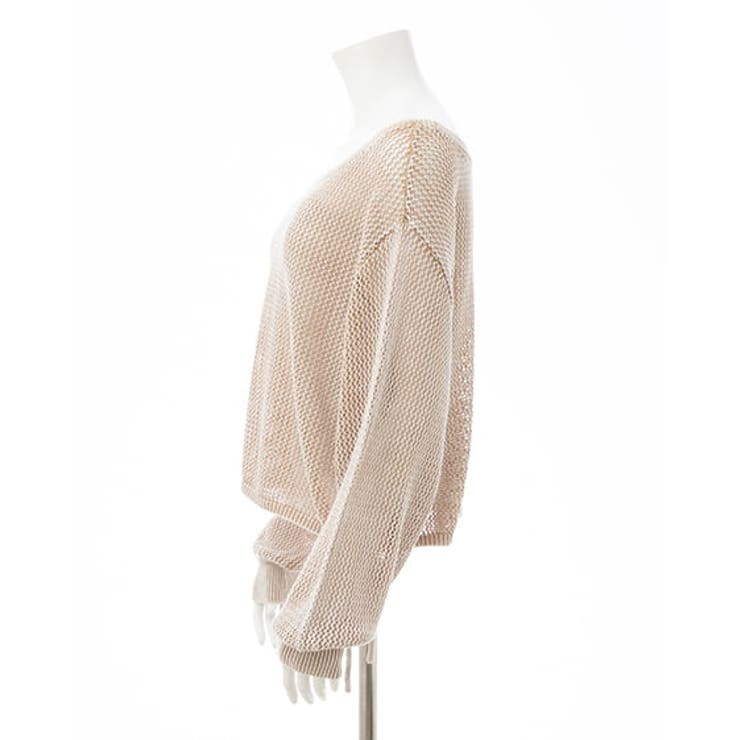 7Gウォッシュドロストメッシュニット | INGNI  | 詳細画像3 