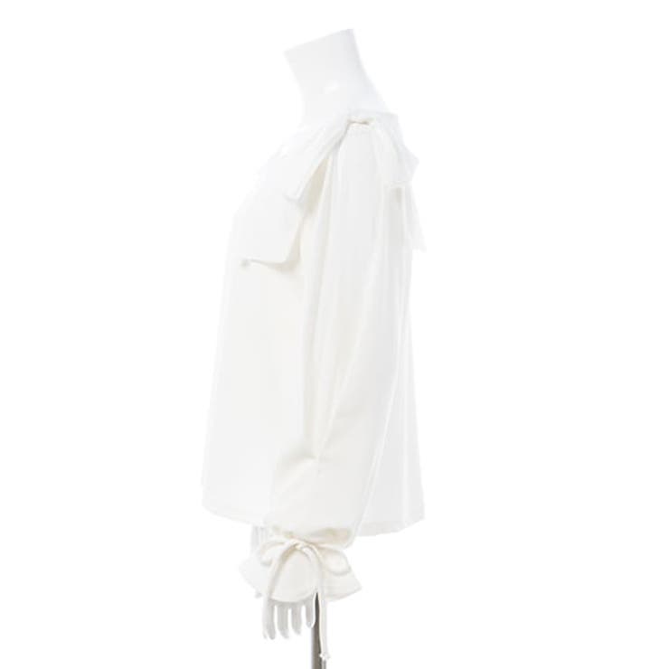 【WEB限定】袖レース＆リボントップス | INGNI  | 詳細画像3 