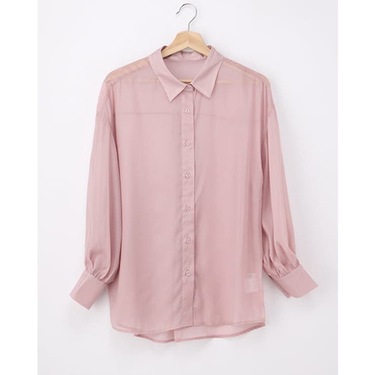 ピンク | 【WEB限定アイテム】シアービッグシャツ | INGNI 