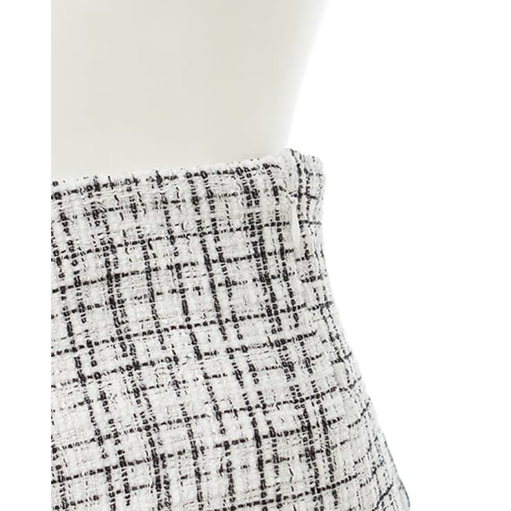 バックレースアップツイードマーメイドスカート | INGNI  | 詳細画像4 