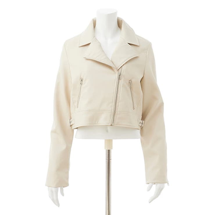 クロップド丈ライダースジャケット | INGNI  | 詳細画像6 