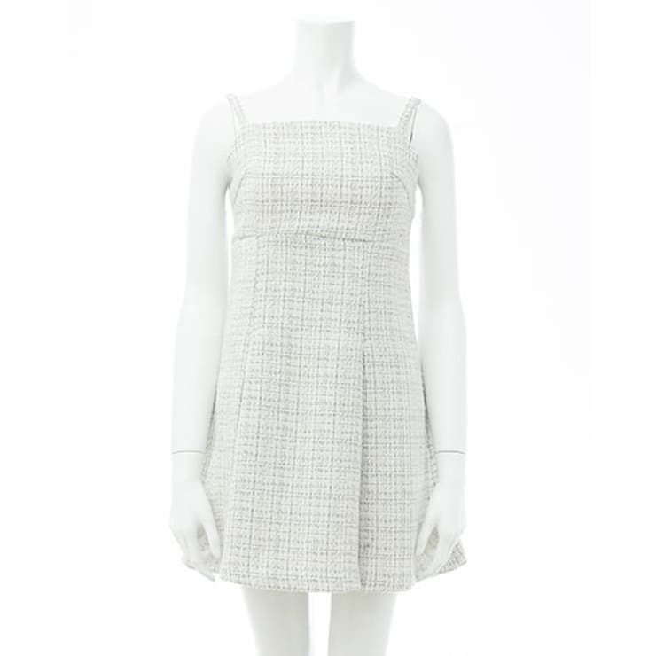 BackレースUPツイードミニキャミOP | INGNI  | 詳細画像2 