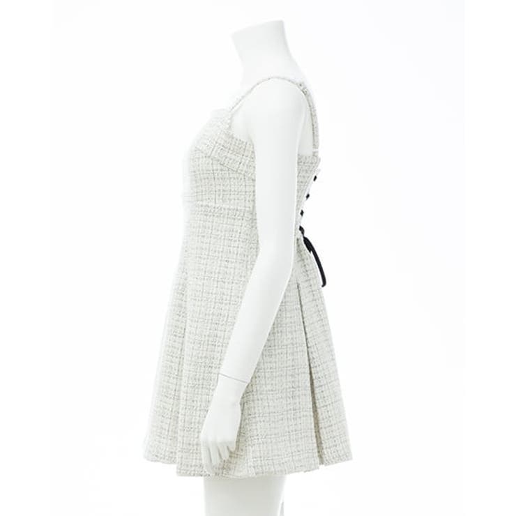 BackレースUPツイードミニキャミOP | INGNI  | 詳細画像3 