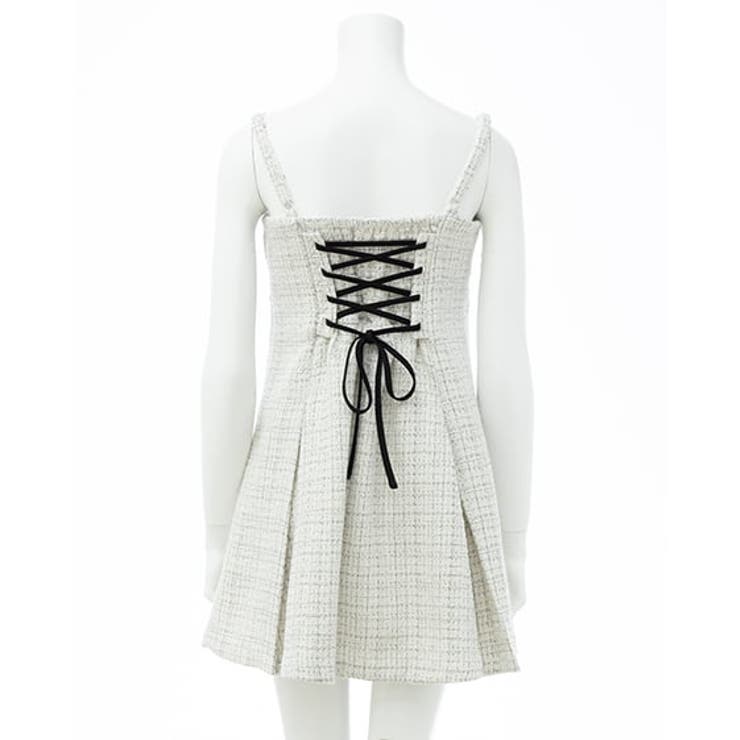 BackレースUPツイードミニキャミOP | INGNI  | 詳細画像4 