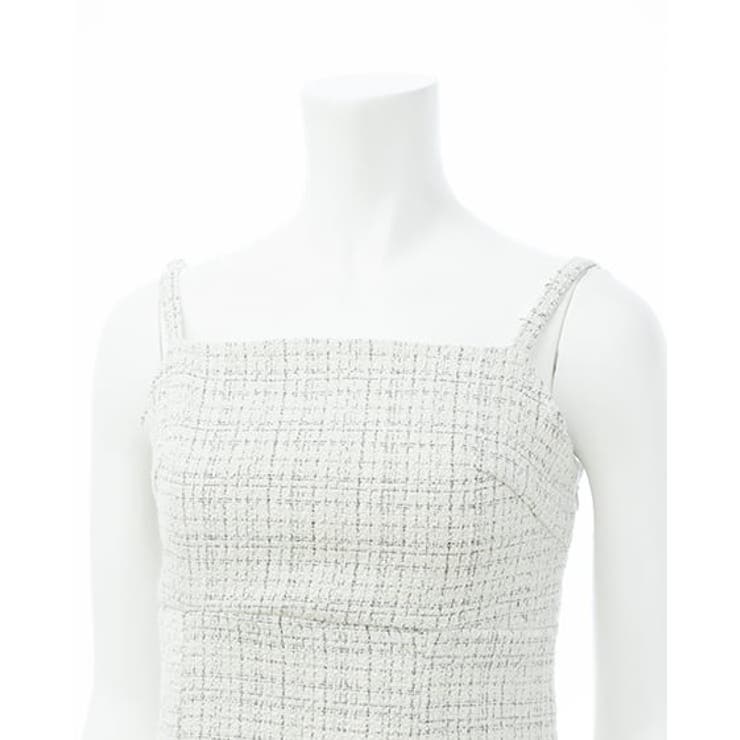 BackレースUPツイードミニキャミOP | INGNI  | 詳細画像5 