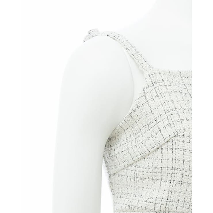 BackレースUPツイードミニキャミOP | INGNI  | 詳細画像8 