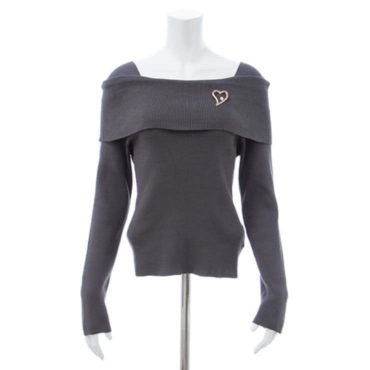 12Gブローチ付オフショルニット | INGNI  | 詳細画像8 