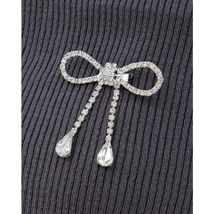 12Gブローチ付オフショルニット | INGNI  | 詳細画像6 