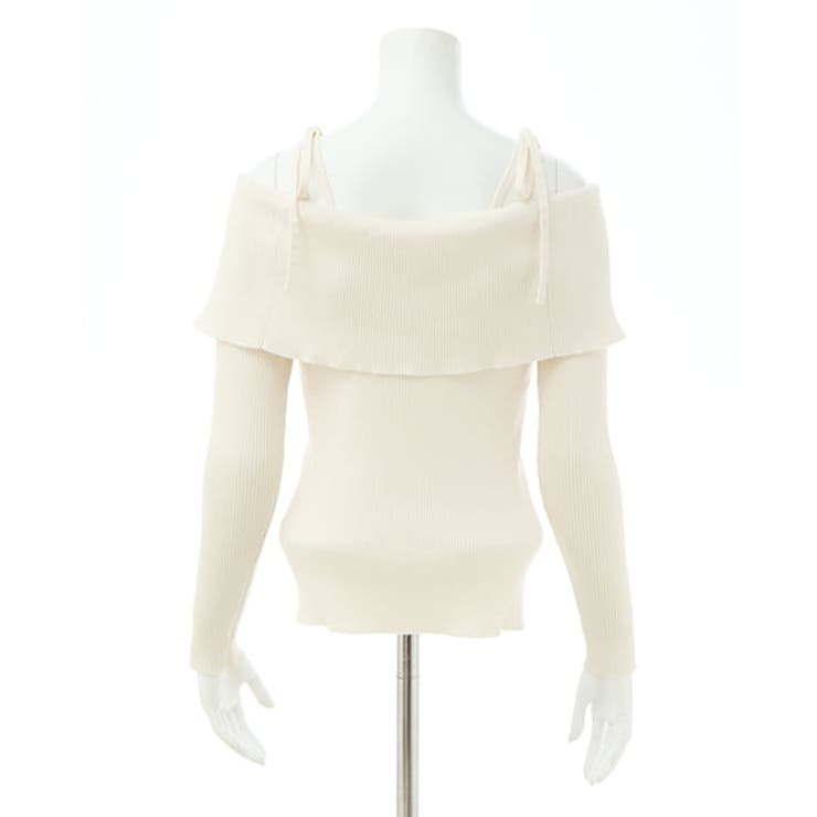 12G両肩リボンスリットニット | INGNI  | 詳細画像4 