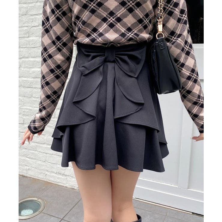 Backリボンフレアスカパン | INGNI  | 詳細画像1 