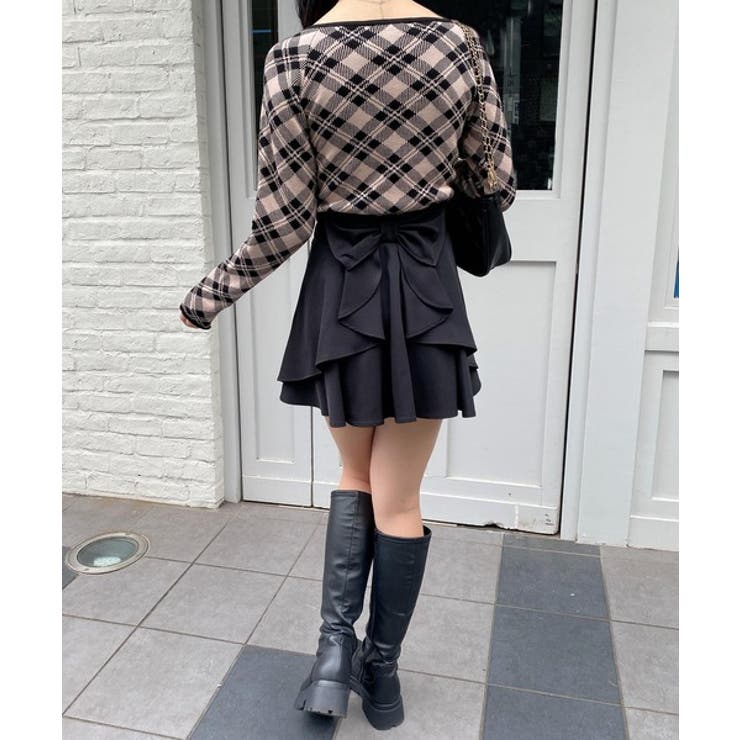 Backリボンフレアスカパン | INGNI  | 詳細画像4 