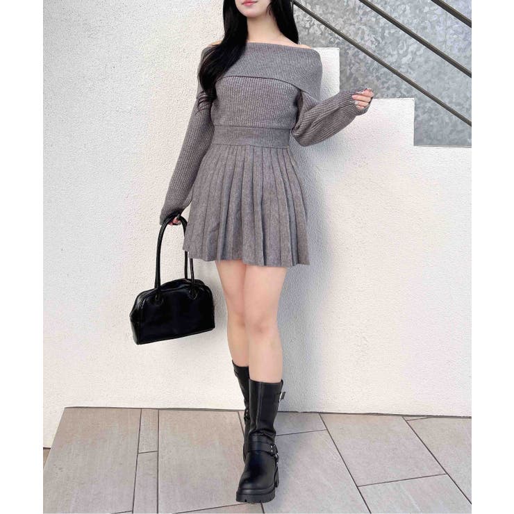 7Gオフショルニットワンピ | INGNI  | 詳細画像21 