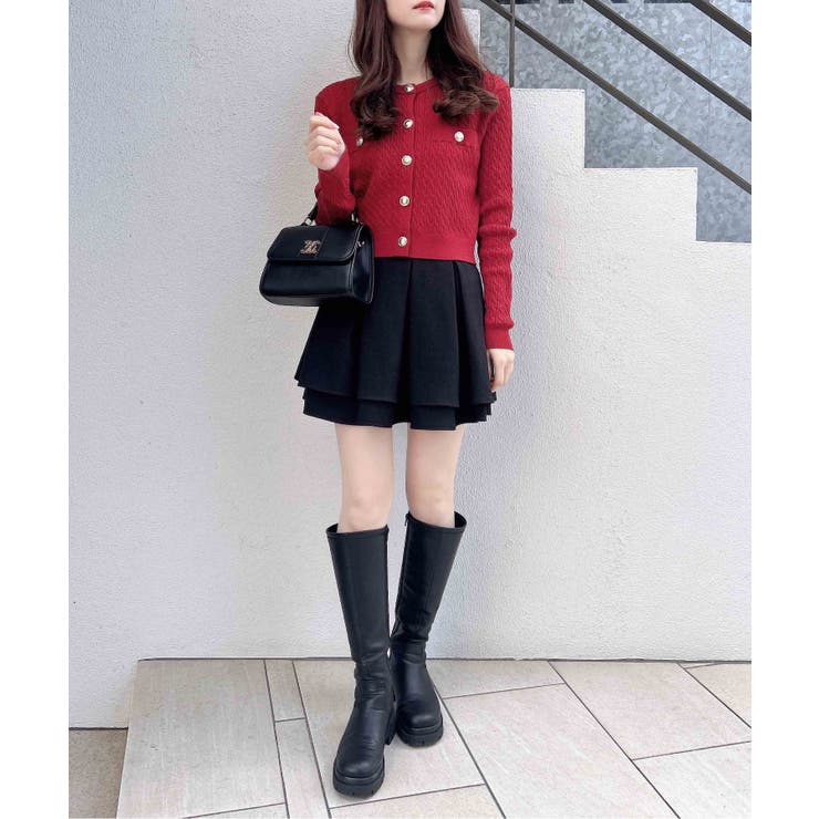 BackレースUPタックフレアスカート | INGNI  | 詳細画像8 