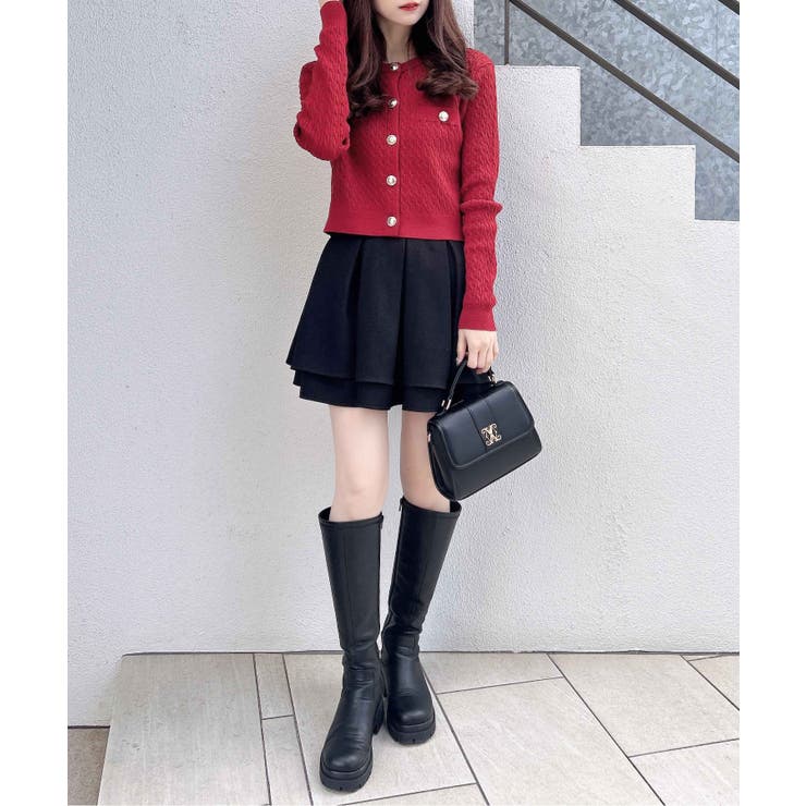 BackレースUPタックフレアスカート | INGNI  | 詳細画像9 