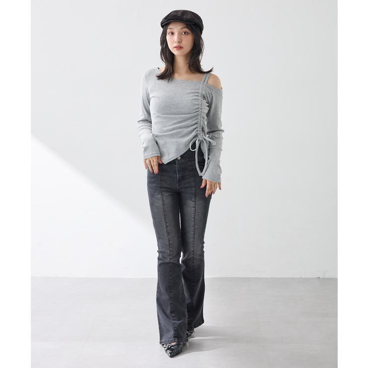 前釦フレアデニムパンツ | INGNI  | 詳細画像1 