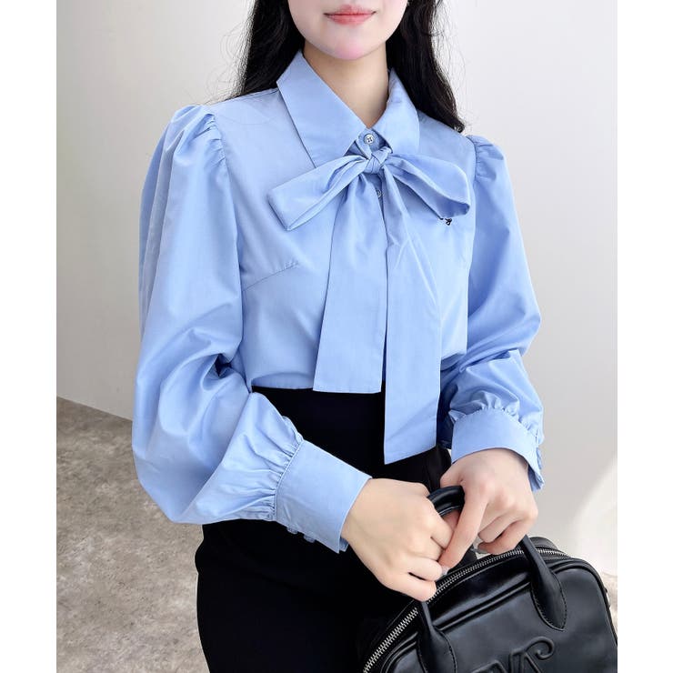 胸刺繍ボウタイブラウス | INGNI  | 詳細画像25 