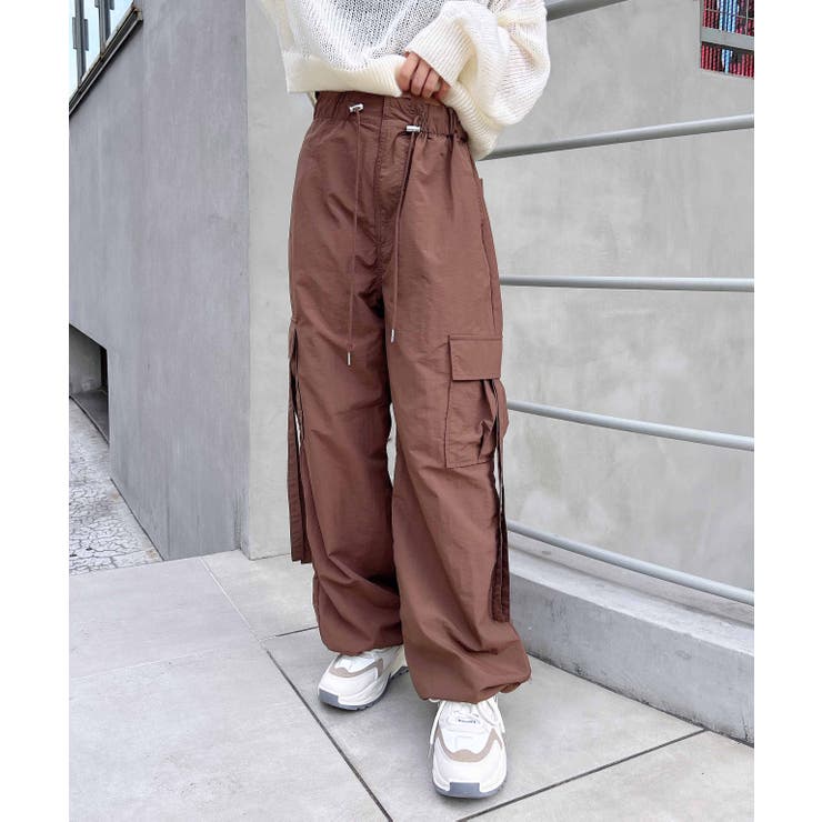 サイドストラップナイロンカーゴパンツ | INGNI  | 詳細画像13 