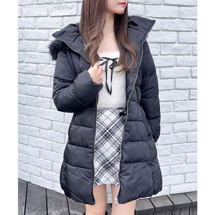 ファー+フード付ウエストベルトエコダウンコート | INGNI  | 詳細画像10 