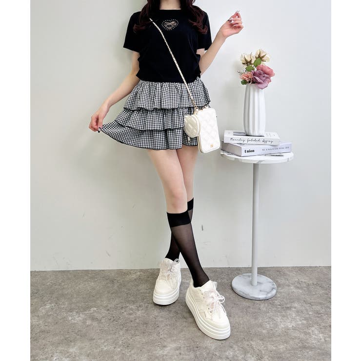 ハートレース抜きサイドギャザーT | INGNI  | 詳細画像21 