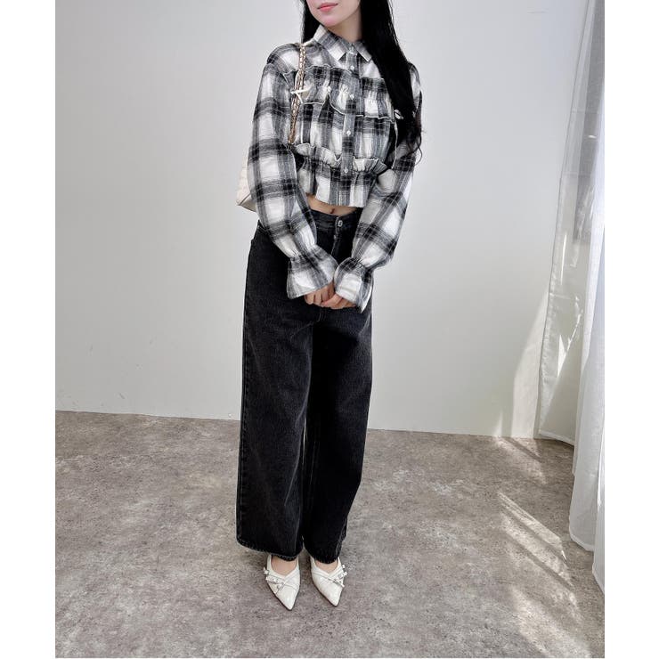 チェックフリルシャツ | INGNI  | 詳細画像5 