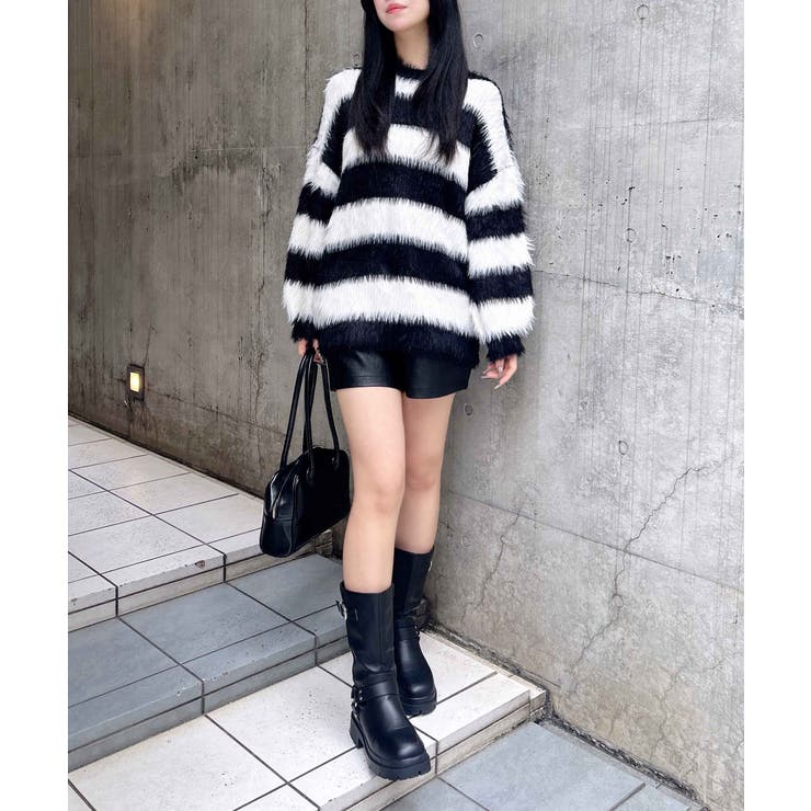 7Gフェザーボーダーチュニックニット | INGNI  | 詳細画像12 