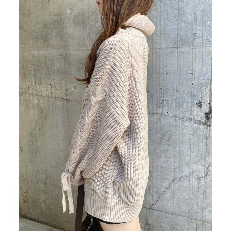 5Gタートルネックルーズチュニックニット | INGNI  | 詳細画像22 