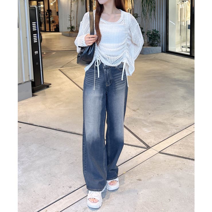 メッシュドロストトップス | INGNI  | 詳細画像9 