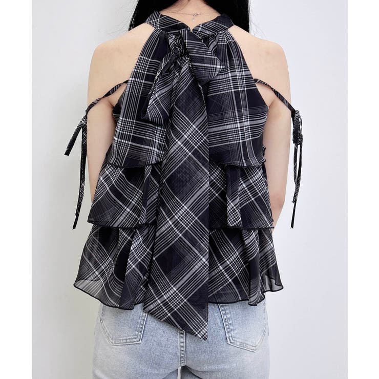 2Wayリボンティアードアメスリブラウス | INGNI  | 詳細画像4 