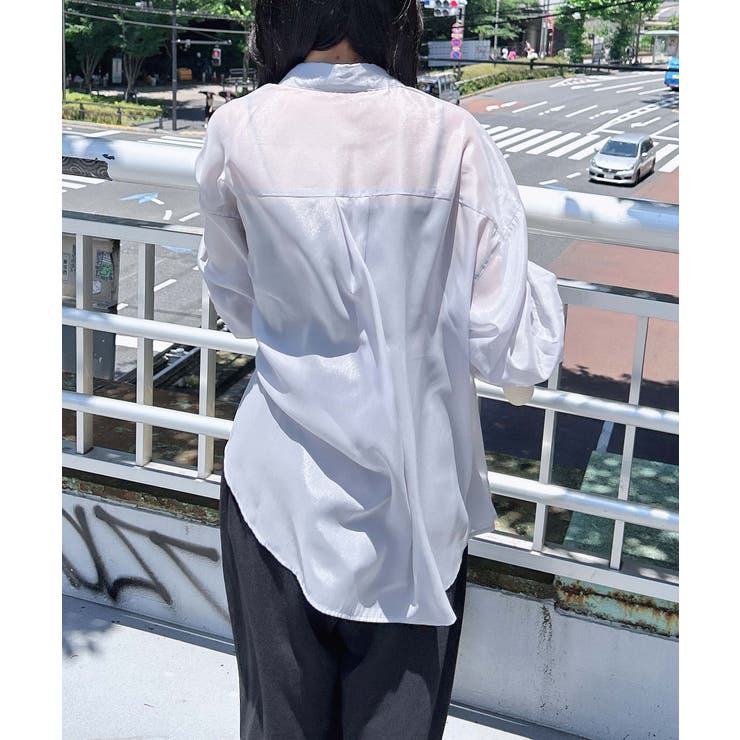 【WEB限定アイテム】シアービッグシャツ | INGNI  | 詳細画像12 