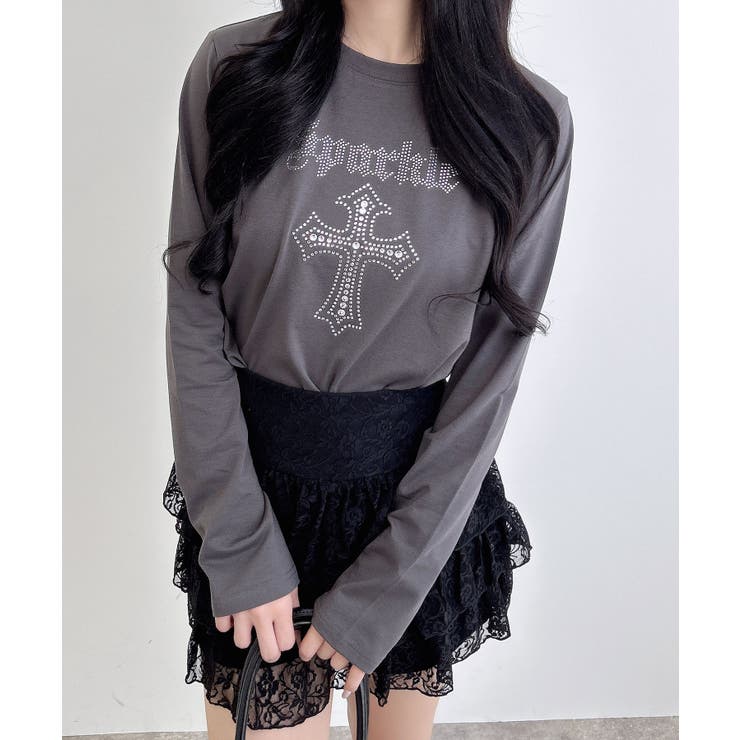 ラインストーンクロスロンティー | INGNI  | 詳細画像15 