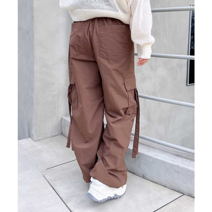 サイドストラップナイロンカーゴパンツ | INGNI  | 詳細画像15 