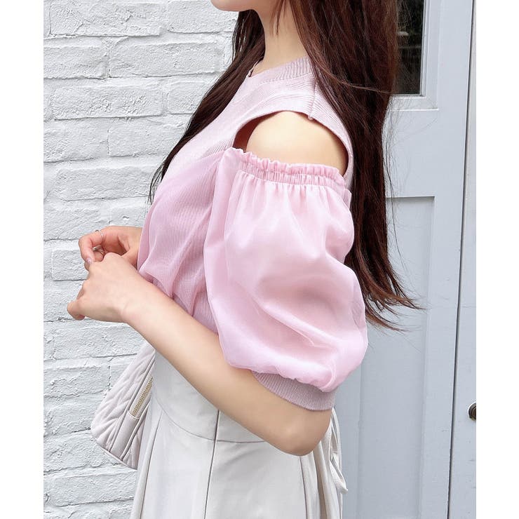 12Gチュールカシュクール半袖ニット | INGNI  | 詳細画像20 