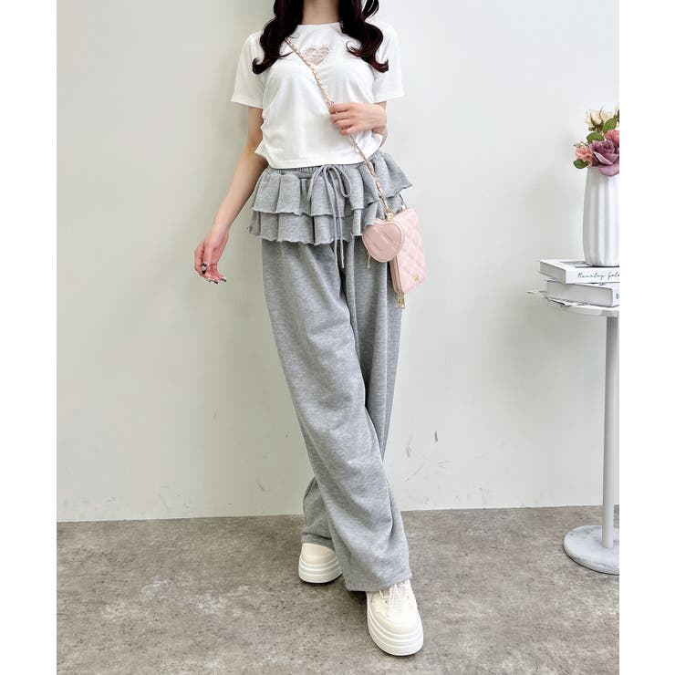 ハートレース抜きサイドギャザーT | INGNI  | 詳細画像7 