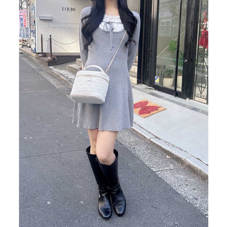 12Gシャツドッキングニットワンピ | INGNI  | 詳細画像11 