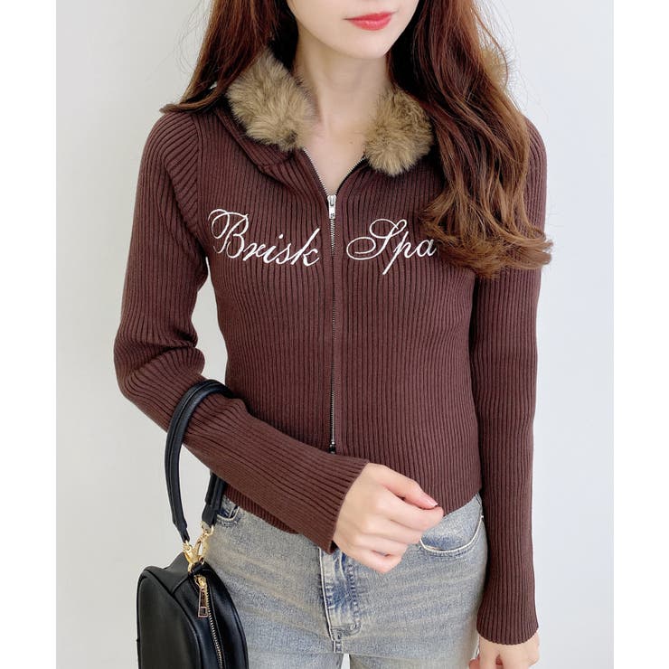 12Gファー付ニットパーカー | INGNI  | 詳細画像13 