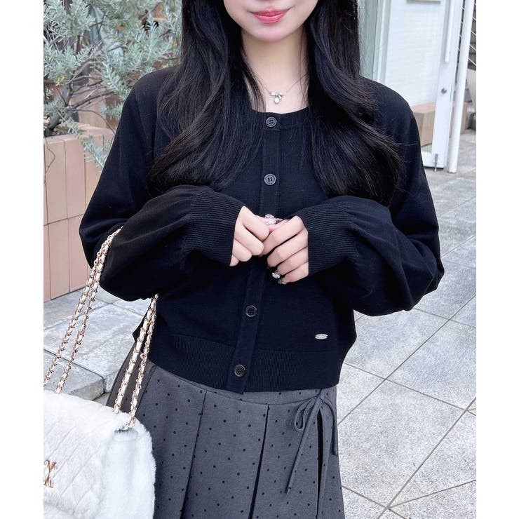 12Gプレート付ニットカーディガン | INGNI  | 詳細画像14 