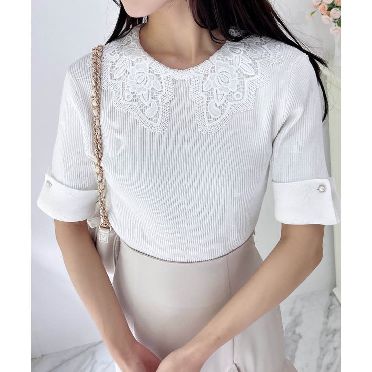 レース衿ニット | INGNI  | 詳細画像17 