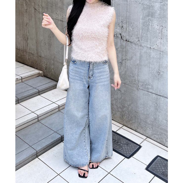 5Gシャギーノースリニット | INGNI  | 詳細画像4 